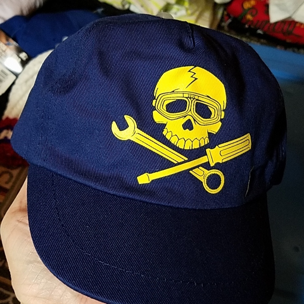 Healthtex Cap 6-12 months Blue w Yellow New